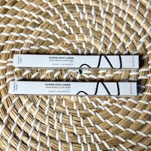 2 WUNDERBROW Black Essential Super Stay 24 Hr Eye Liner NIB .042 oz $30 Germany